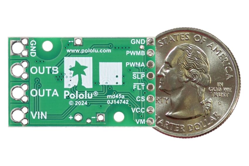 Pololu H2 High-Power DC Motor Driver size