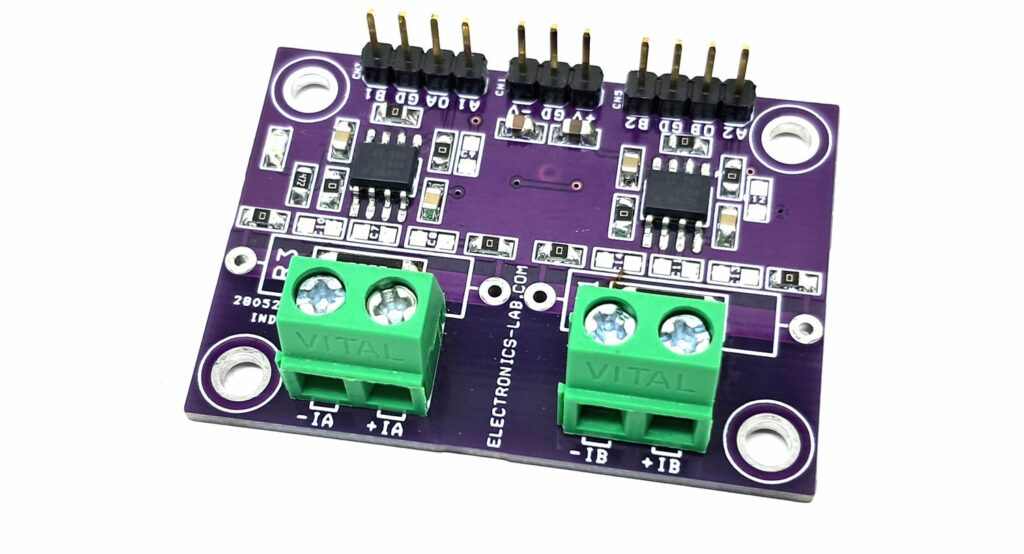Two Channel Current Sensor for High Voltage Range Two Channel Current Sensor for High Voltage Range
