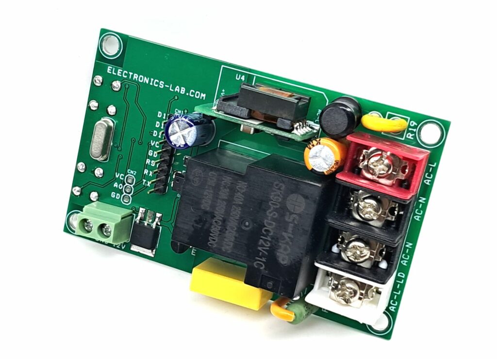 10 Minutes Timer for AC Loads 10 Minutes Timer for AC Loads