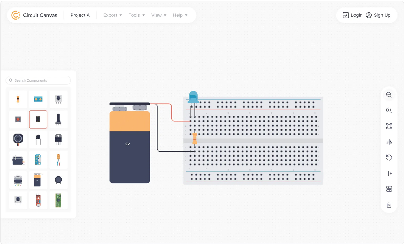 Circuit Canvas is A Free Web-based Drawing Tool for Quick Circuit Design and Electronics Schematics Circuit Canvas is A Free Web-based Drawing Tool for Quick Circuit Design and Electronics Schematics