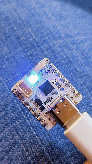 CH32V203 development board LED
