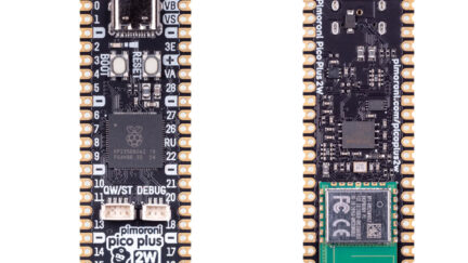 Pimoroni Pico Plus 2W features RM2 Wi-Fi and Bluetooth module