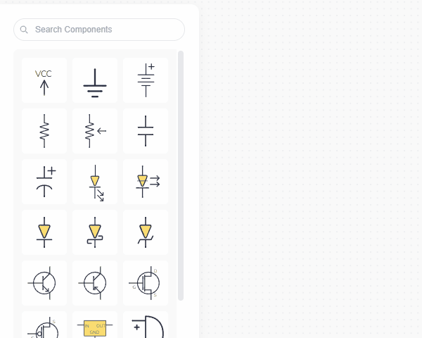 Web-Based Drawing Tool Add components