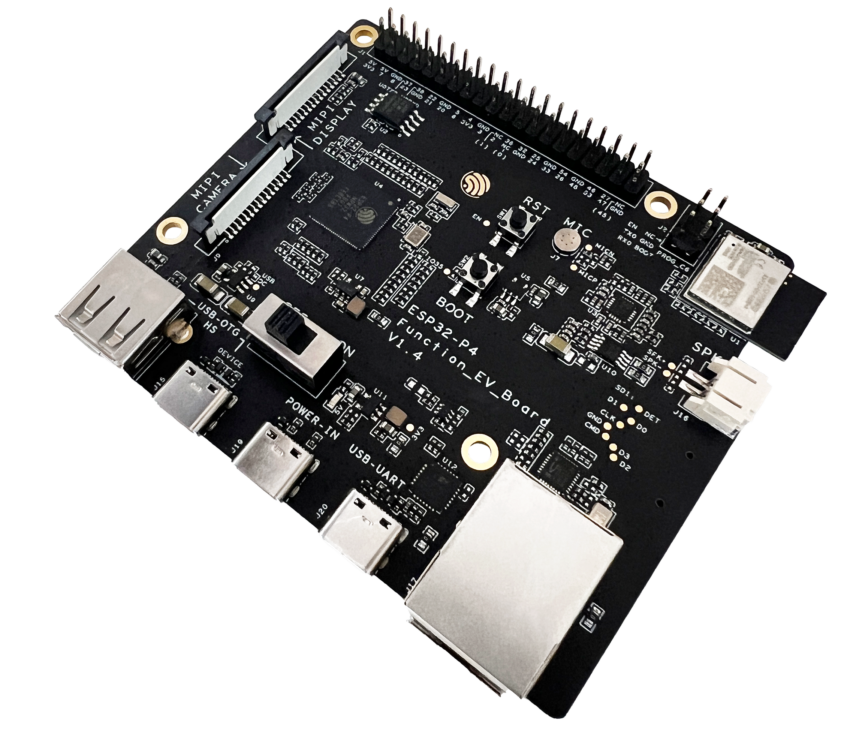 ESP32-P4-Function-EV-Board: Dual-core RISC-V Processor with ESP32-C6-MINI-1, ES8311 Audio Codec, and H.264 Encoder ESP32-P4-Function-EV-Board: Dual-core RISC-V Processor with ESP32-C6-MINI-1, ES8311 Audio Codec, and H.264 Encoder