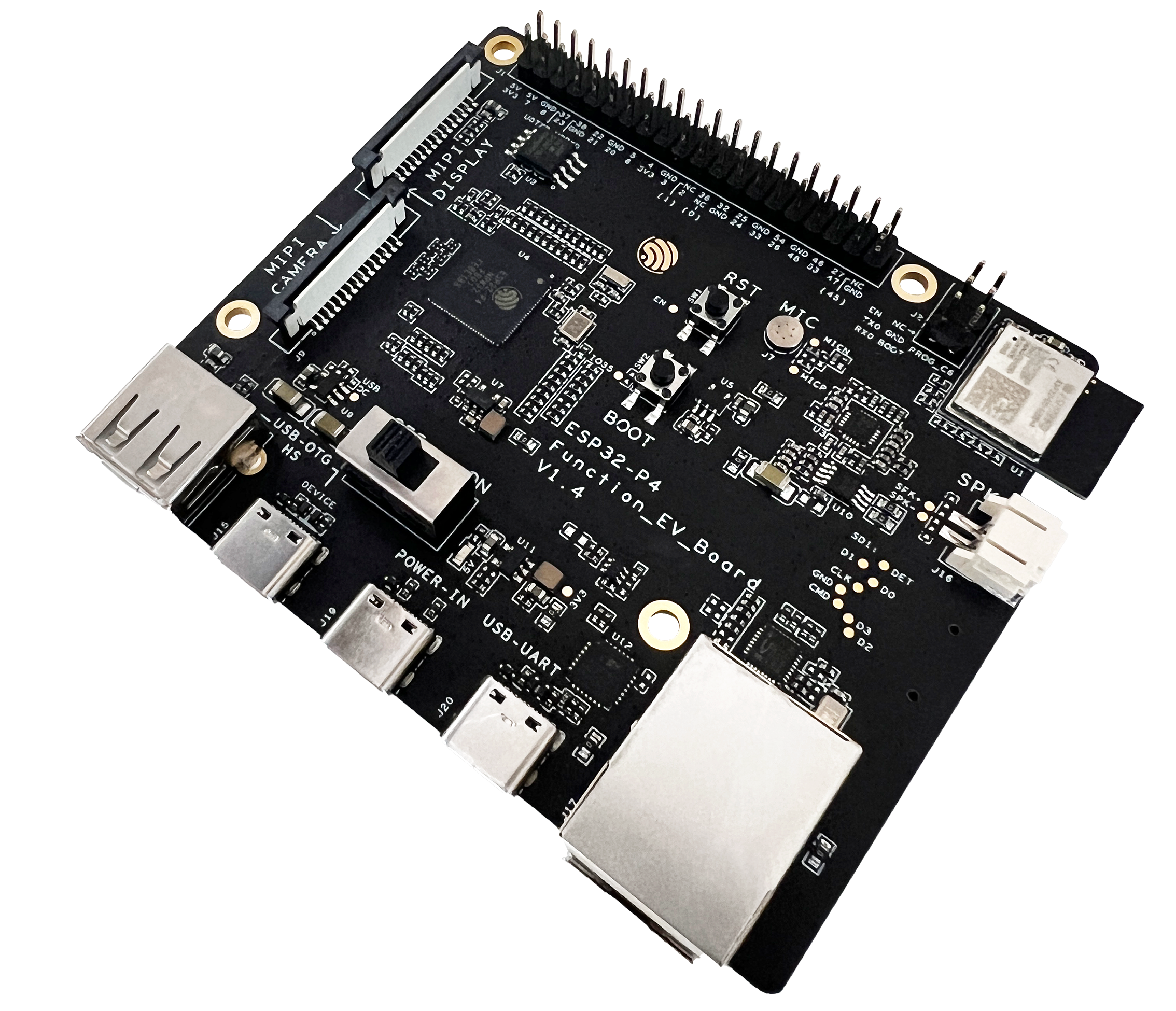 ESP32-P4-Function-EV-Board: Dual-core RISC-V Processor with ESP32-C6-MINI-1, ES8311 Audio Codec, and H.264 Encoder