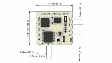 Castellated Dreams Delivers Compact, Surface-Mountable CAN Bus Module