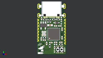 The Epi C3: A Compact ESP32-C3 Development Board with USB-C and Ceramic Antenna