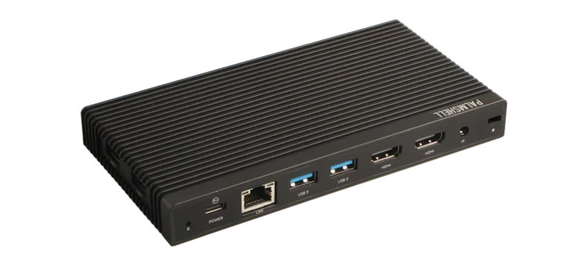 Palmshell SLiM X4L Mini PC with Intel Processor N100 and Intel UHD Graphics Palmshell SLiM X4L Mini PC with Intel Processor N100 and Intel UHD Graphics