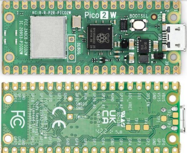 Raspberry Pi Pico 2 W: Dual-Core, Wi-Fi, Bluetooth, Secure MCU
