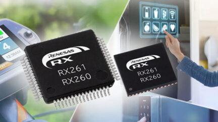 Renesas RX260 and RX261 Microcontrollers Deliver High Efficiency and Advanced Touch Features with Security Functions