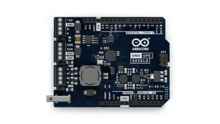 Arduino SPE and RS485 Shield adds Single-Pair Ethernet and RS485 Communication to Arduino UNO R4
