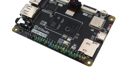 CanMV K230 AI Development Board with Kendryte K230 RISC-V Processor and 6-TOPS NPU