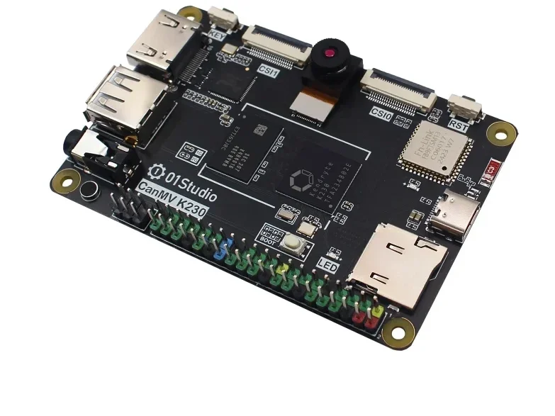 CanMV K230 AI Development Board with Kendryte K230 RISC-V Processor and 6-TOPS NPU