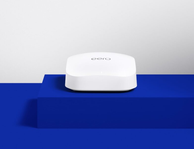 Eero Pro 6E Tri-Band Wi-Fi 6E Router with Immersive Home 316 Platform and Qualcomm Traffic Management