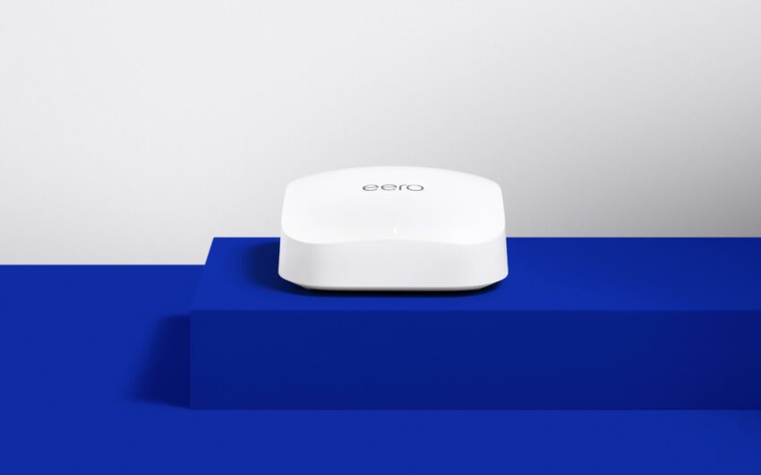 Eero Pro 6E Tri-Band Wi-Fi 6E Router with Immersive Home 316 Platform and Qualcomm Traffic Management