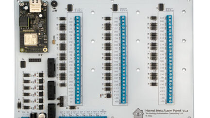 Hornet Nest Alarm Panel Brings PoE and ESPHome to Wired Alarm Systems
