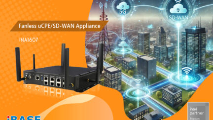 INA1607 Fanless uCPE/SD-WAN Appliance for Reliable and Silent Operation