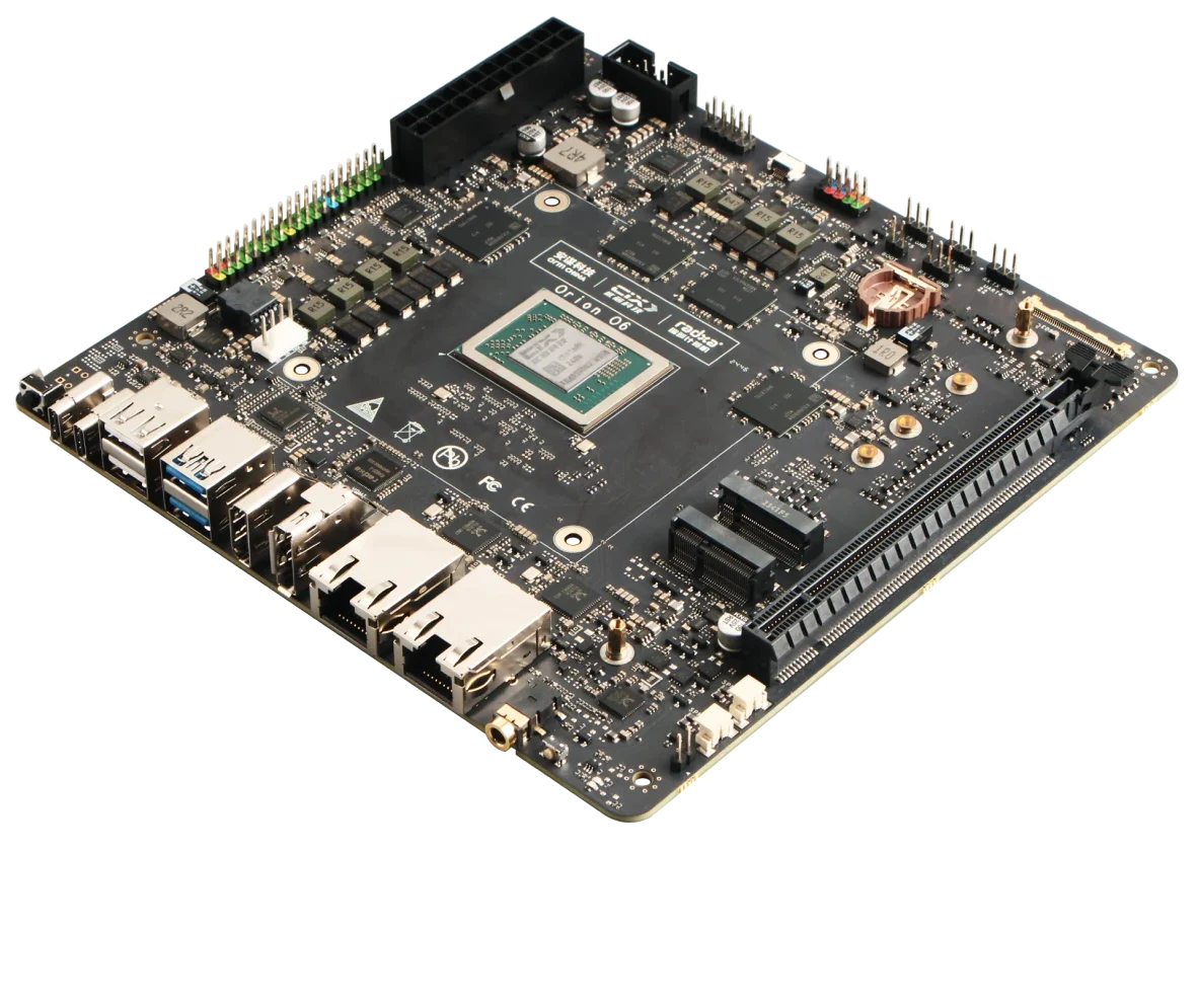 Radxa Orion O6: Mini-ITX Board with Cix CD8180 with a 30 TOPS AI accelerator