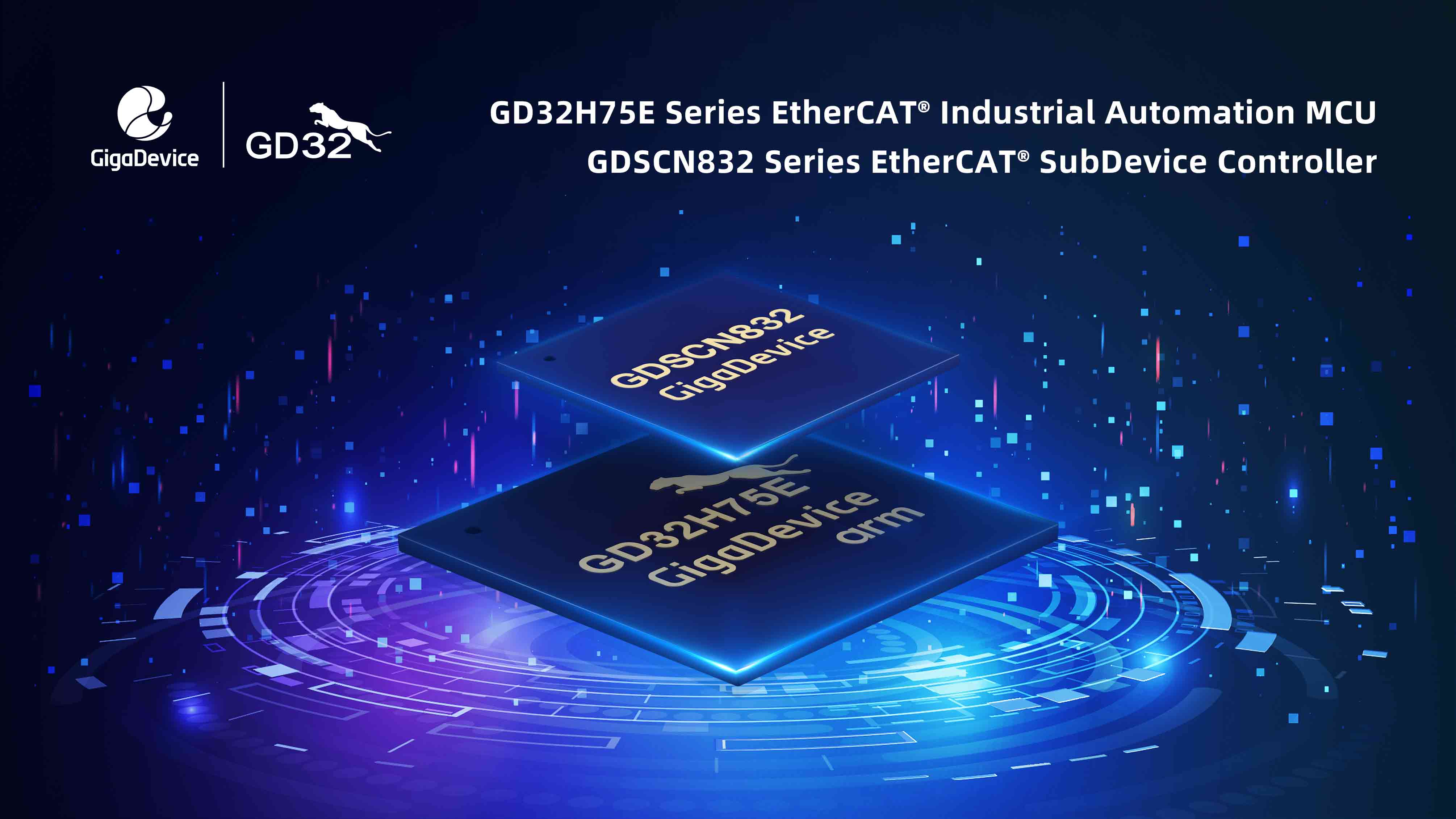 GigaDevice GD32H75E MCU combines EtherCAT, dual Ethernet PHYs, and HPDF for real-time applications GigaDevice GD32H75E MCU combines EtherCAT, dual Ethernet PHYs, and HPDF for real-time applications