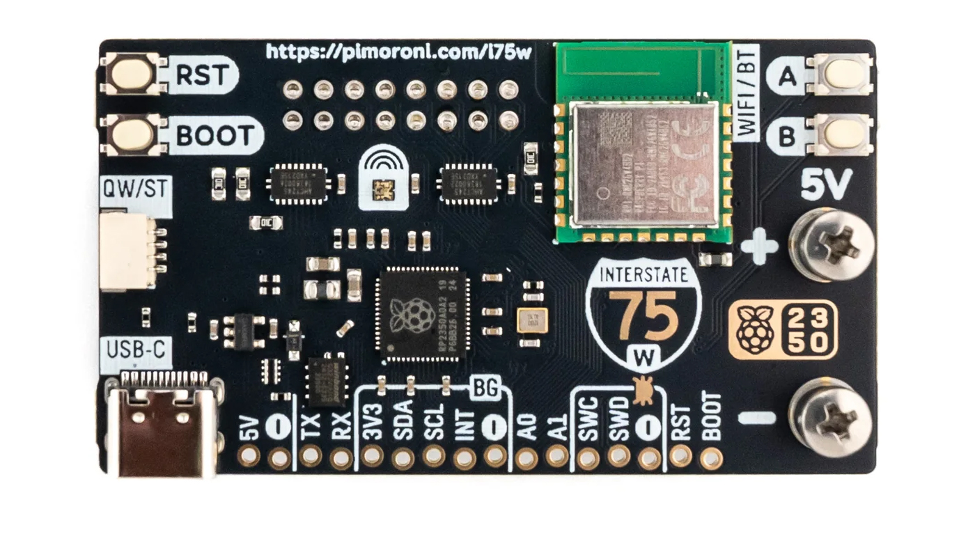 Pimoroni’s Interstate 75 W (RP2350) Brings Wireless Connectivity with LED Matrix Driver Board Pimoroni’s Interstate 75 W (RP2350) Brings Wireless Connectivity with LED Matrix Driver Board
