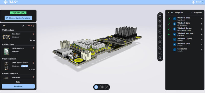RAKwireless Meshtastic designer