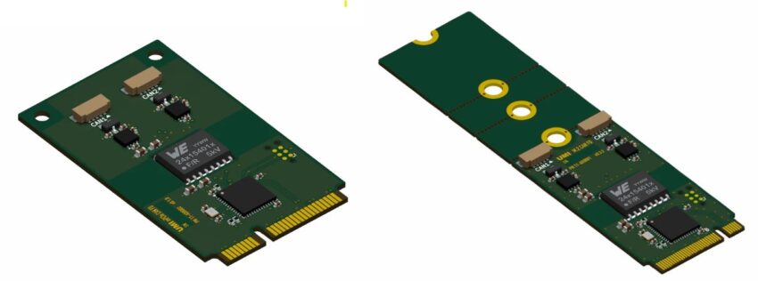 mPCIe and M.2 UMI CAN FD Adapter