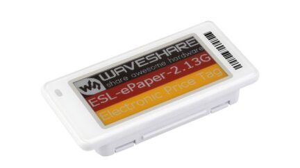 Waveshare ESL Dot Matrix e-Paper Displays with BLE 5.x, NFC & Wi-Fi Featuring Ultra-Low Power Design