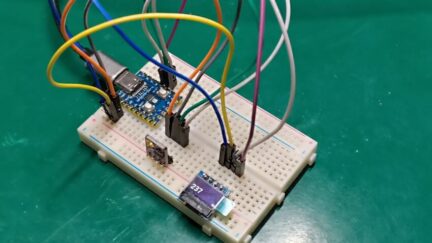 Laser distance sensor with OLED display and RP2040
