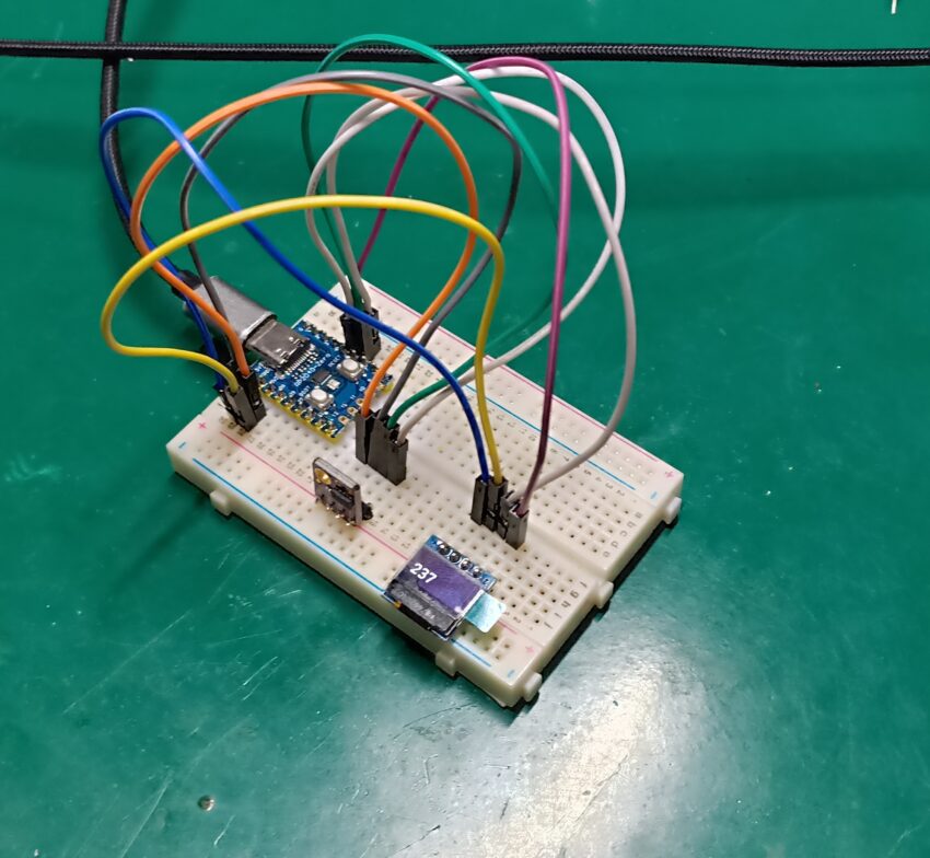 Laser distance sensor with OLED display and RP2040 Laser distance sensor with OLED display and RP2040