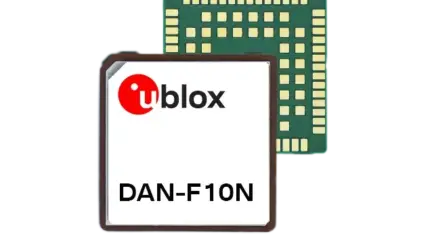 u-blox DAN-F10N – Dual-Band (L1/L5) GNSS Module with Integrated Patch Antenna in a Compact Package