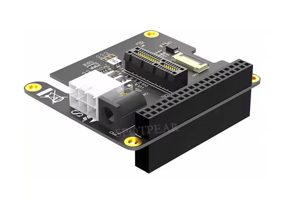 Raspberry Pi 5 PCIe Expansion Board: A x1 Slot FFC Connector Raspberry Pi 5 PCIe Expansion Board: A x1 Slot FFC Connector