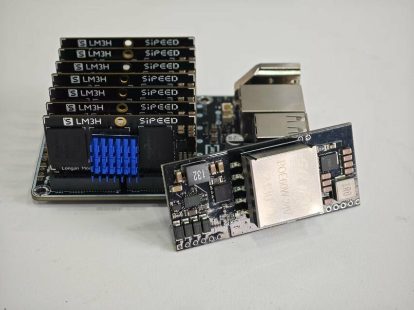 Sipeed NanoCluster: Compact Multi-SOM Computing Platform with RISC-V Gigabit Ethernet Switch and PoE Support Sipeed NanoCluster: Compact Multi-SOM Computing Platform with RISC-V Gigabit Ethernet Switch and PoE Support