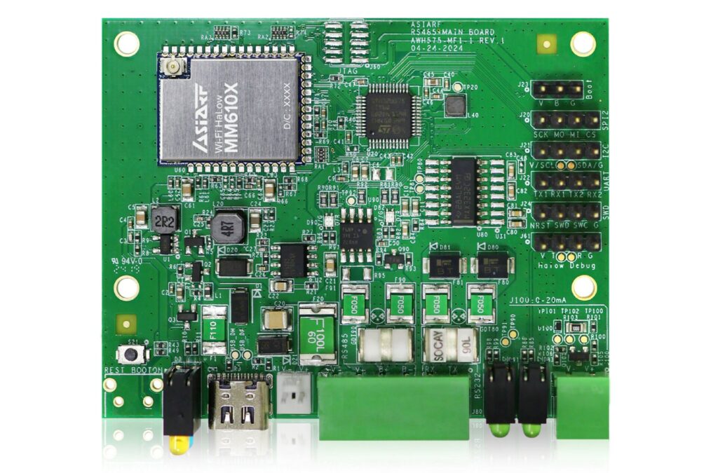 AsiaRF AWH575-MF1 Wi-Fi HaLow IIoT Module Features STM32U585 MCU and Morse Micro MM6108 Chipset AsiaRF AWH575-MF1 Wi-Fi HaLow IIoT Module Features STM32U585 MCU and Morse Micro MM6108 Chipset