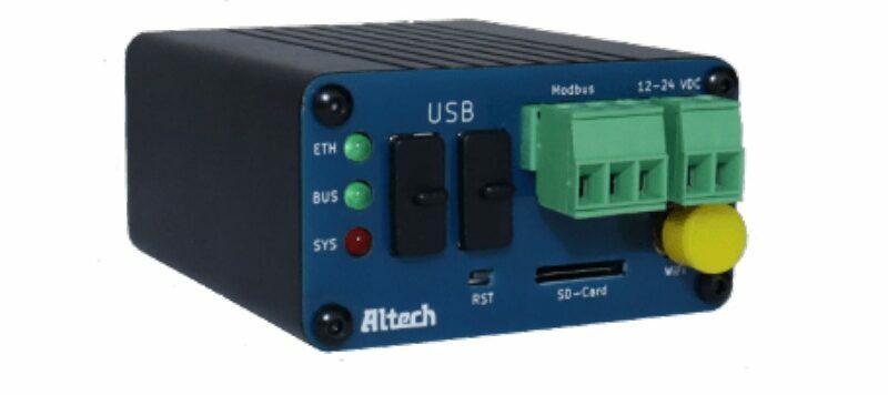 Altech DO-1 Universal Monitor with Dual Power Input Supports Monitoring of up to 128 Modbus RTU/TCP Devices with 30-Day Battery Backup
