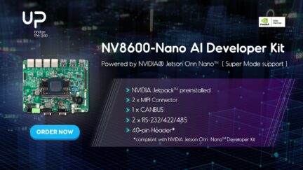 The NV8600-Nano AI Developer Kit Combines an Expanded Carrier Board Design with Preinstalled AI Optimization Software Package