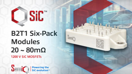 SemiQ 1200 V SiC MOSFETs Six-Pack Modules with High Power Density and Low Switching Losses Enables Compact, Cost-Optimized Systems