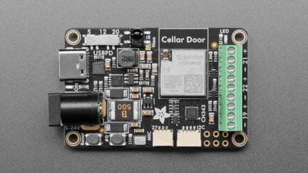 Adafruit Sparkle Motion – ESP32-S3-Based LED Controller with I2S Mic, 4 Outputs, USB-C PD, and WLED/xLights Support