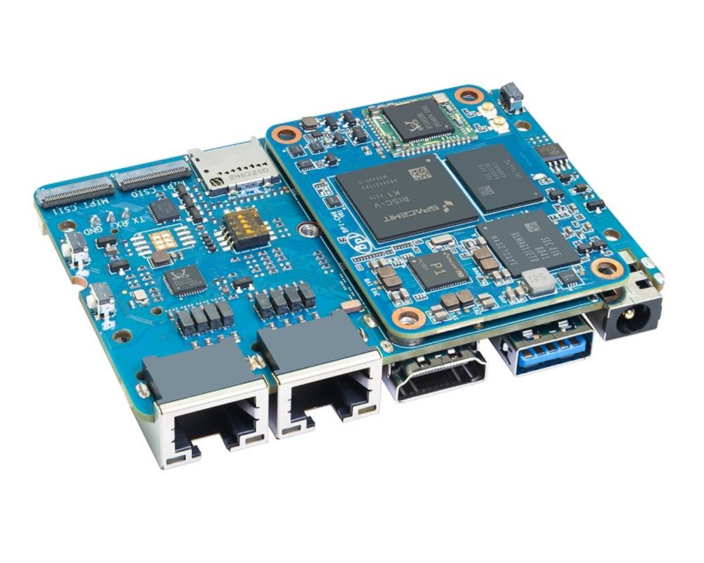 Banana Pi BPI-CM6 RISC-V Compute Module Features SpacemiT K1 Octa-core AI SoC with Optional IO Board for Expansion Banana Pi BPI-CM6 RISC-V Compute Module Features SpacemiT K1 Octa-core AI SoC with Optional IO Board for Expansion
