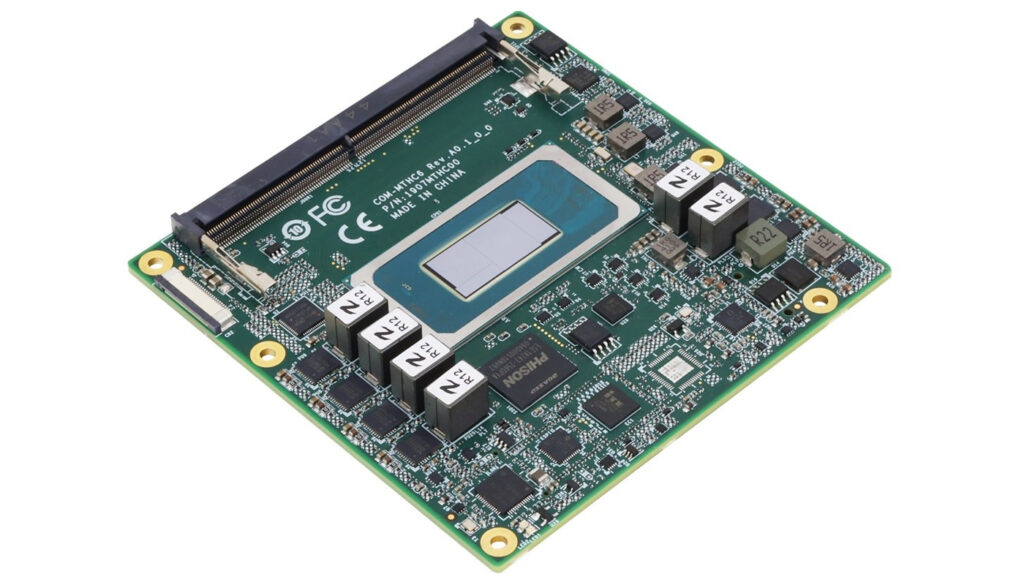 AAEON COM-MTHC6 COM Express Type 6 Computer-on-Module Features Intel Core Ultra Series Processors with Up to 96GB RAM and 4K Display Support AAEON COM-MTHC6 COM Express Type 6 Computer-on-Module Features Intel Core Ultra Series Processors with Up to 96GB RAM and 4K Display Support