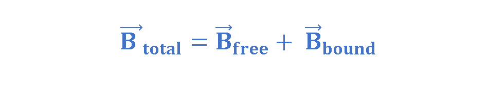 Equation 4: The total magnetic field in a magnetized substance