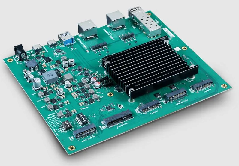 Kiwi-DVK OpenWrt Development Kit Features Qualcomm IPQ9570 SoC, Wi-Fi 7 SoM, and 2.5GbE with 48V PoE Kiwi-DVK OpenWrt Development Kit Features Qualcomm IPQ9570 SoC, Wi-Fi 7 SoM, and 2.5GbE with 48V PoE