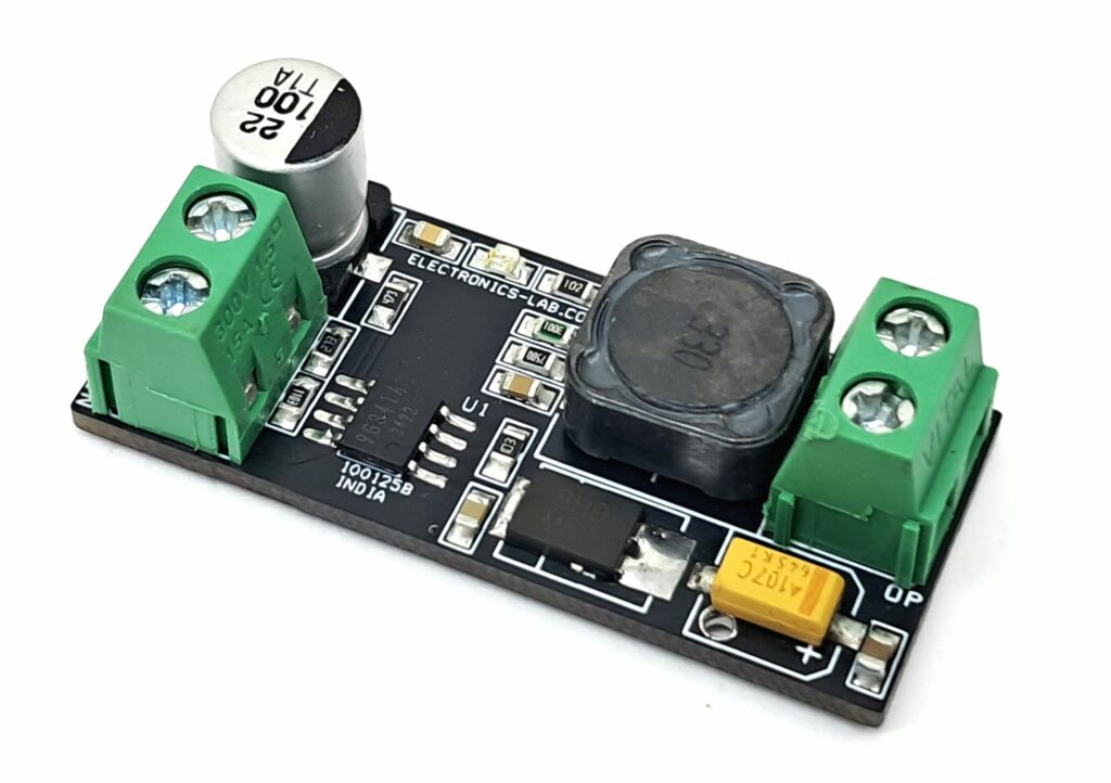 Buck Converter 12V-76V Input, 5V DC Output Buck Converter 12V-76V Input, 5V DC Output