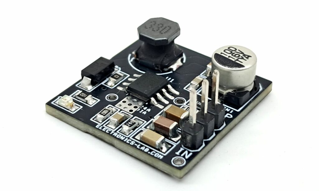 Buck Converter for E-Scooters – 4.5V to 95V input – 5V output Buck Converter for E-Scooters – 4.5V to 95V input – 5V output