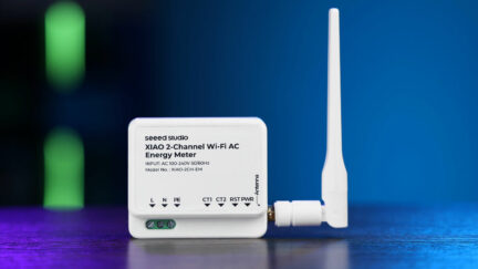 XIAO 2-Channel Wi-Fi AC Energy Meter Supports Two 100A CT Clamps