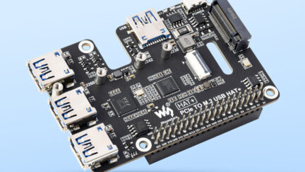 Waveshare PCIe to USB 3.2 HAT+ Adds NVMe SSD and 4x USB 3.2 Ports to the Raspberry Pi 5
