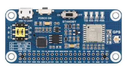 Waveshare L76K GPS HAT Adds Multi-GNSS Positioning to Raspberry Pi
