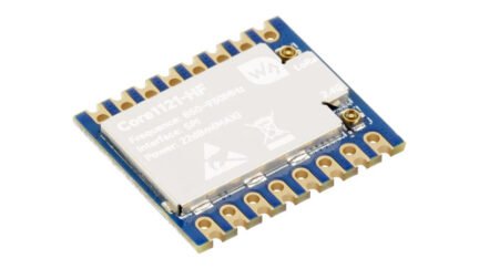 Waveshare Core1121 Industrial LoRa Module Combines Sub-GHz, S-band, and 2.4GHz with Dual Mounting Options