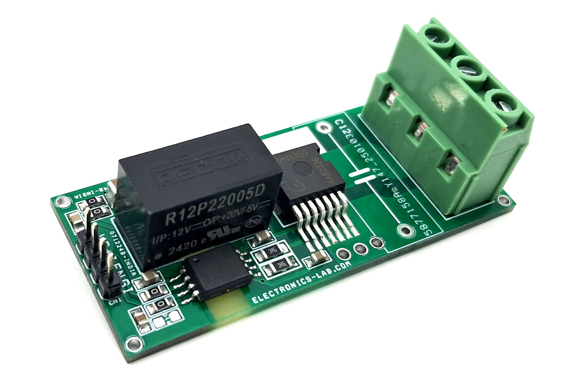 High Voltage SiC-MOSFET Switch with Isolated Gate Driver and