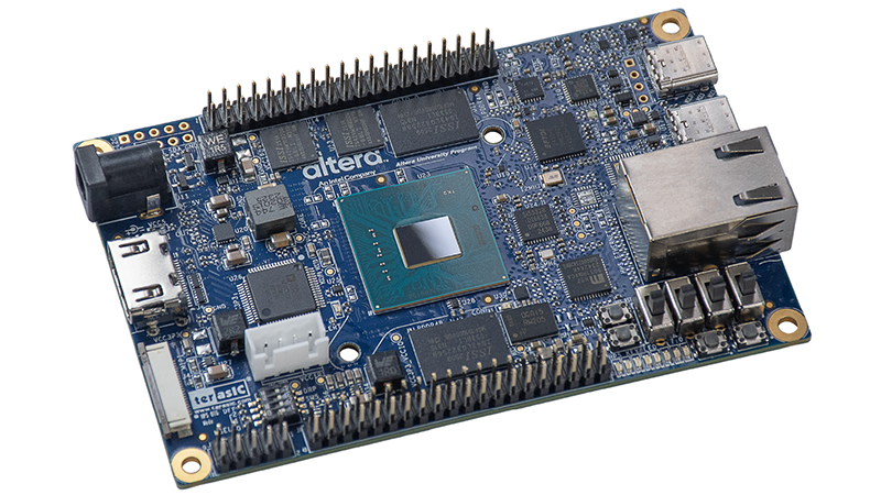 DE25-Nano FPGA board with Agilex 5 SoC and ARM HPS