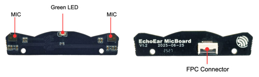 Espressif EchoEar AI chatbot EchoEar MicBoard